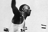 Jesse Owens during Berlin 1936 Olympics