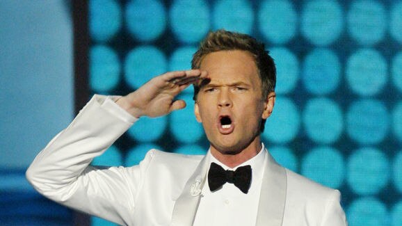 Emmys host Neil Patrick Harris performs on stage