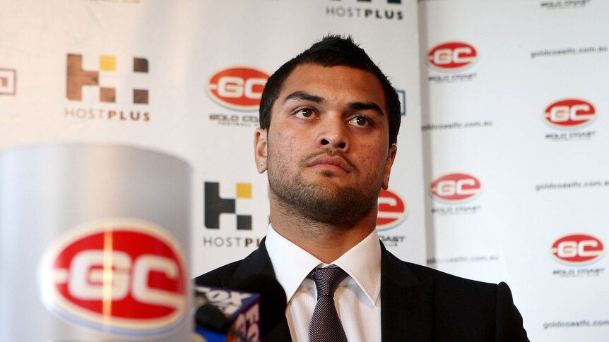 Under wraps...Gold Coast's biggest signing announcement to date has been Karmichael Hunt.