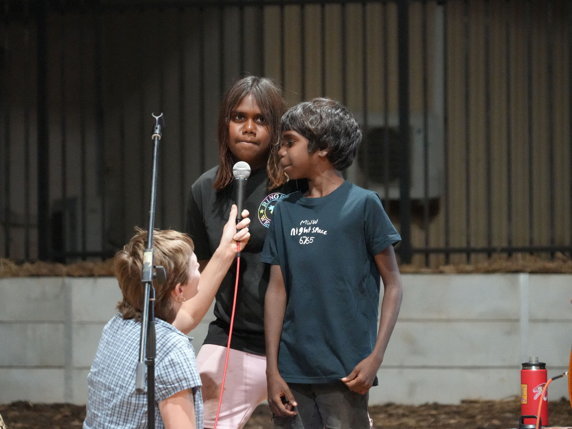 Young people perform at the two-year anniversary of the Fitzroy ...