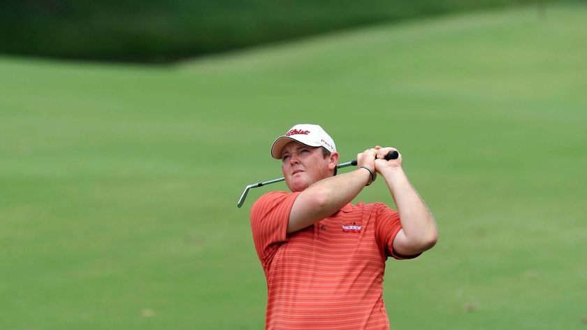 Jarrod Lyle plays a shot