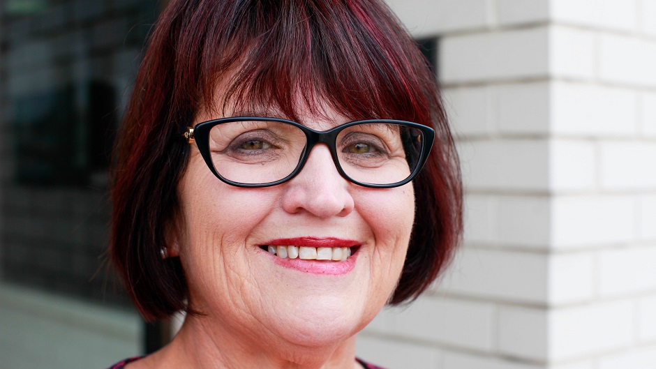 Broken Hill mayor Darriea Turley stands smiling at the camera.