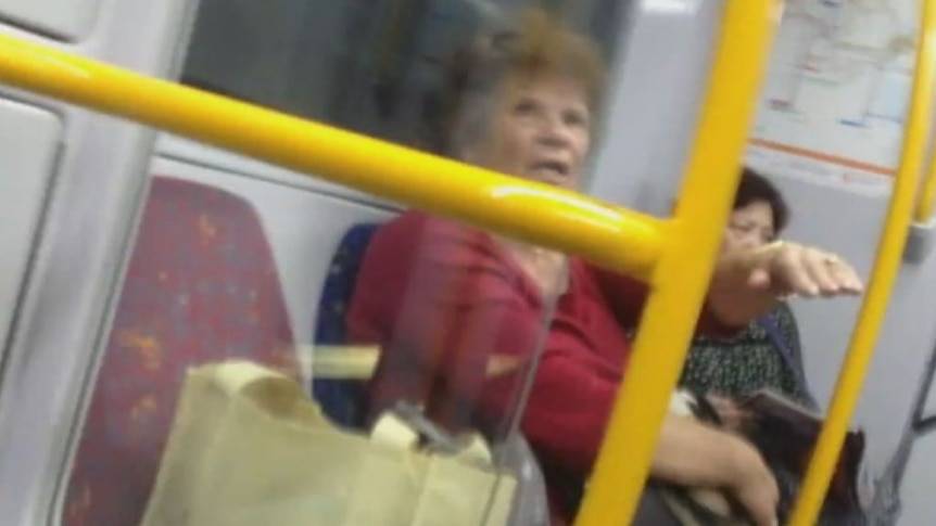 Video shows racist rant on Sydney train
