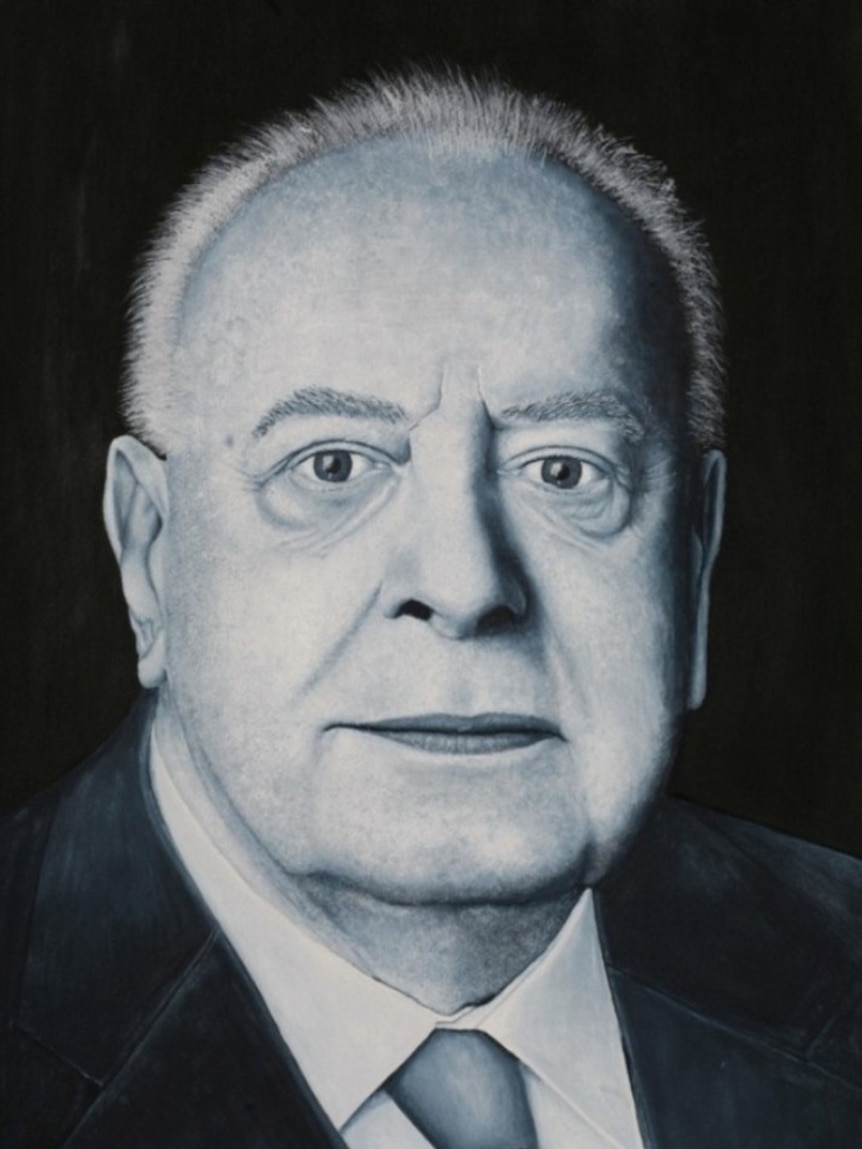 Gough Whitlam painting by Brenden Abbott