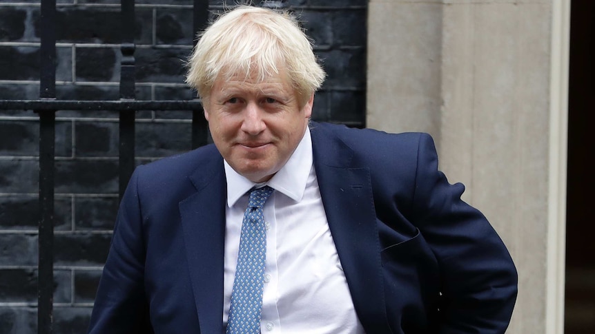 Uk Prime Minister Boris Johnson leaves 10 Downing Street