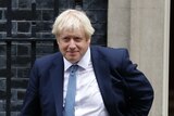 Uk Prime Minister Boris Johnson leaves 10 Downing Street