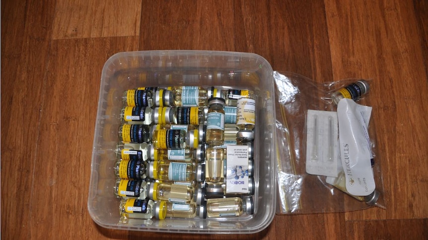 Drugs and drug paraphernalia seized at the property in Wanniassa.