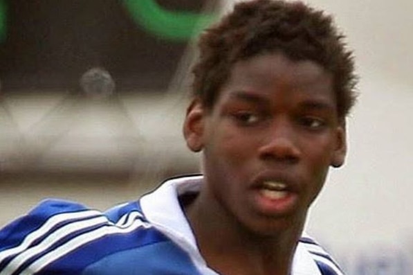 Young Pogba in a France jersey.