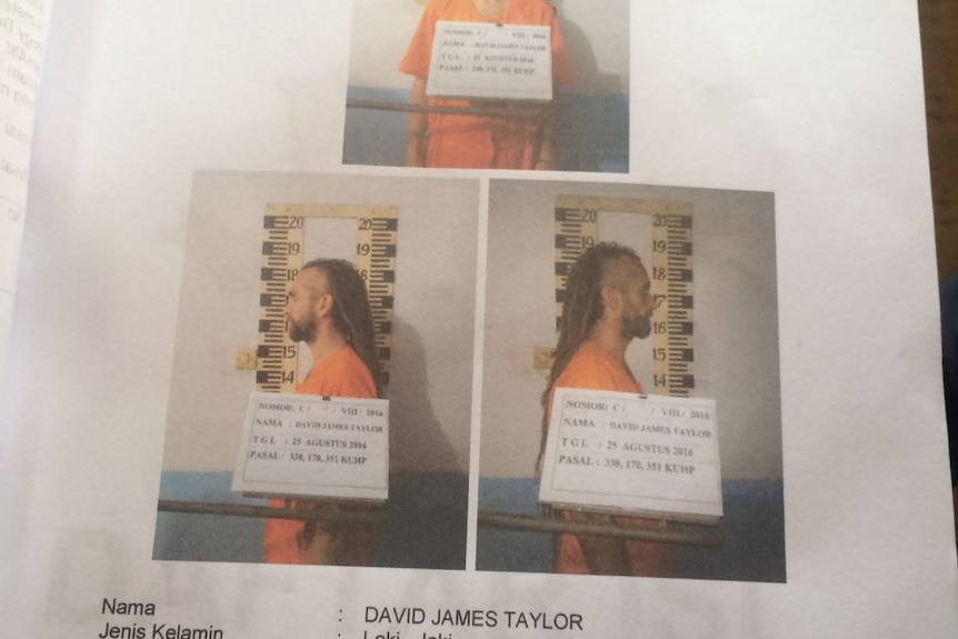David Taylor police file
