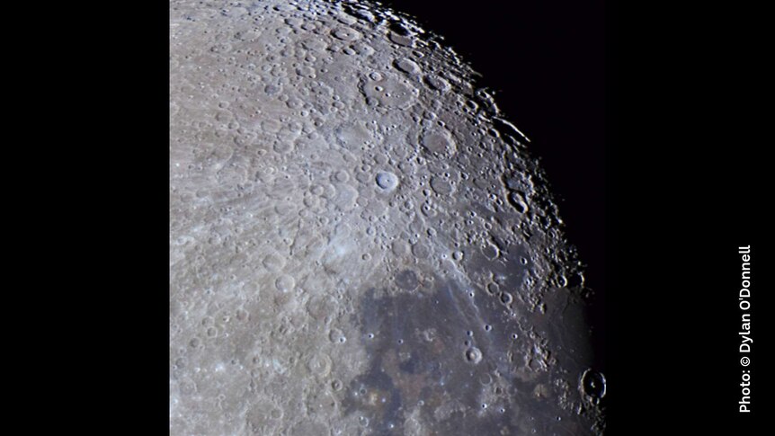 Close up of Tycho crater