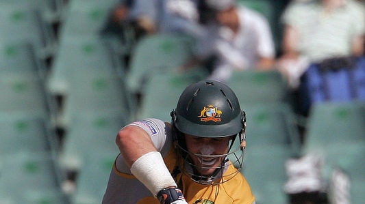 Stumped ... Mike Hussey (File photo)
