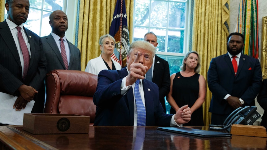 Trump signs an executive order