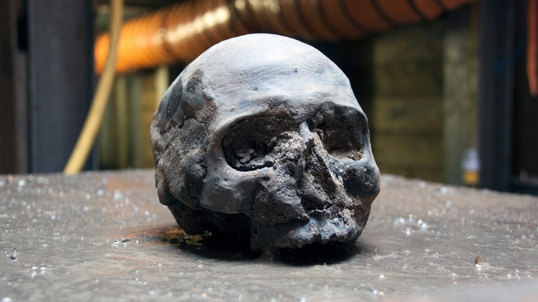 Roman skull found at Liverpool Station ticket hall