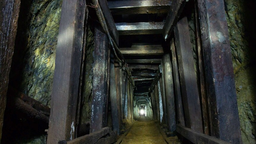 Interior of the Dundas Extended Minerals mine
