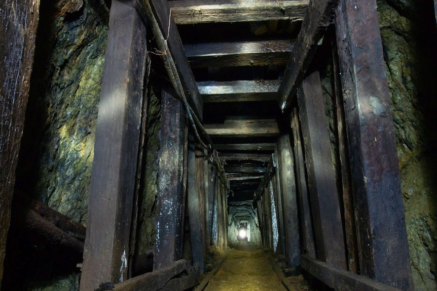 Interior of the Dundas Extended Minerals mine