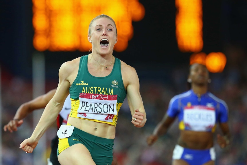 Pearson celebrates hurdles win