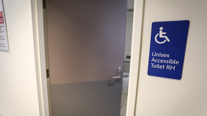 Bendigo Hospital's accessible toilet
