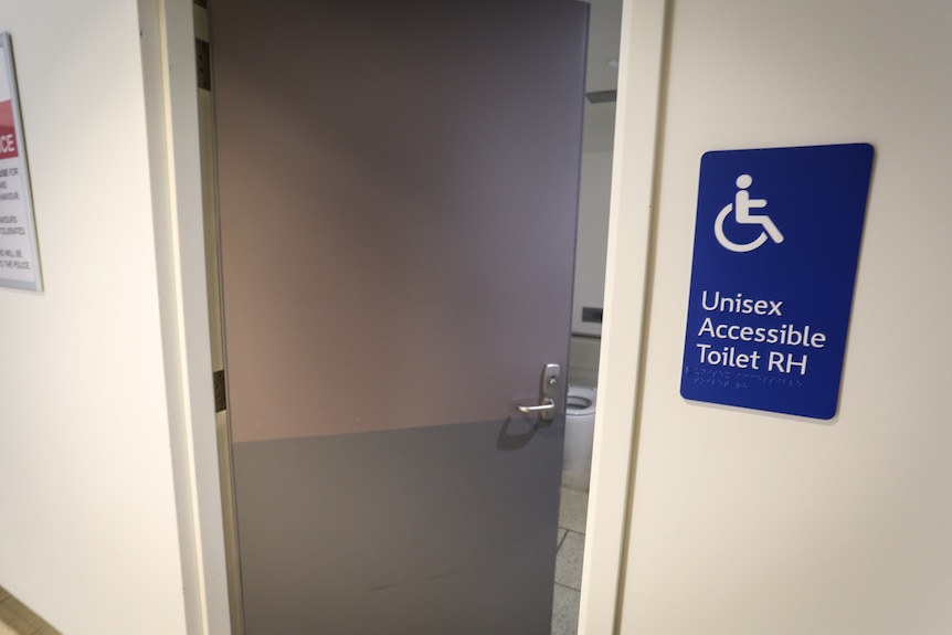 Bendigo Hospital's accessible toilet