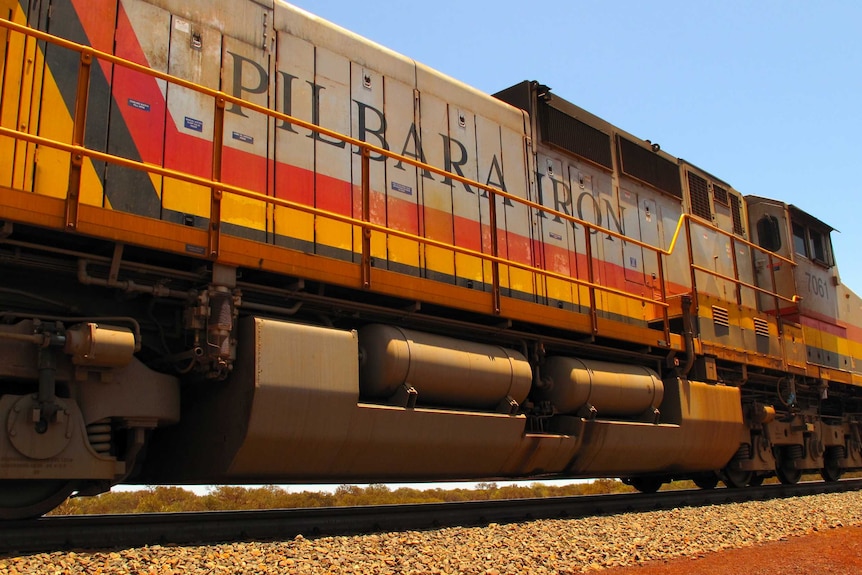 Transporting Iron Ore from Rio Tinto's Mesa A mine