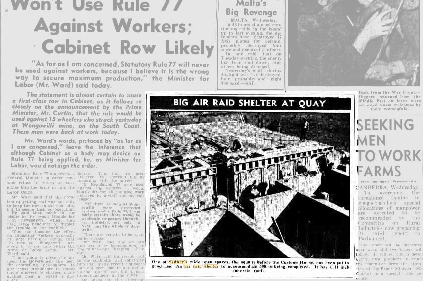 The Sun newspaper in April 1942