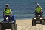 Officers search coastline