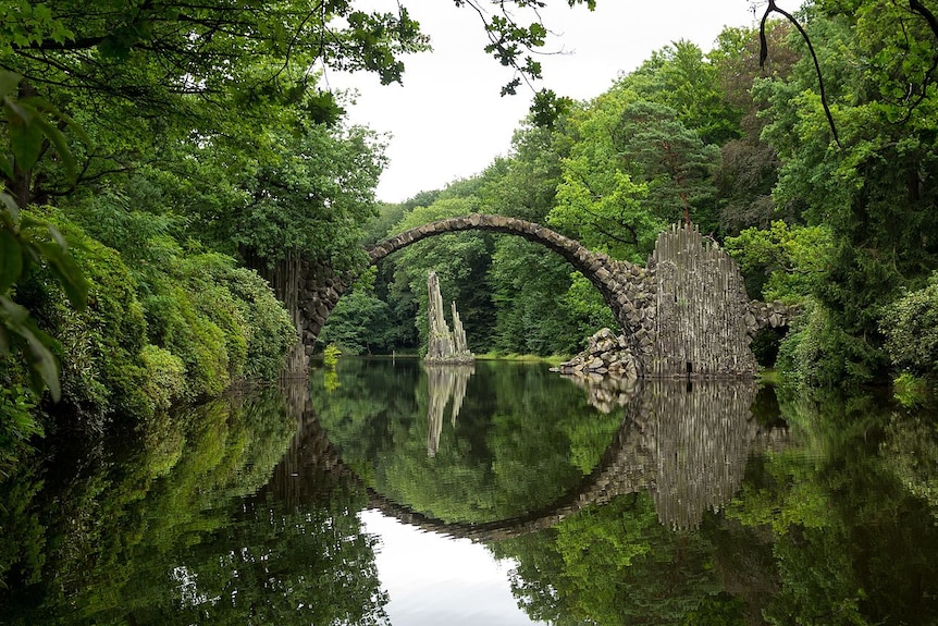 "Devil's Bridge" in Gablenz, Germany. Photo by A. Landgraf