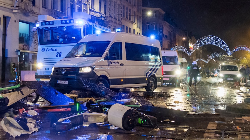 Brussels riot after shock world cup loss to Morocco