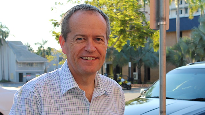 ALP Leader Bill Shorten in Darwin