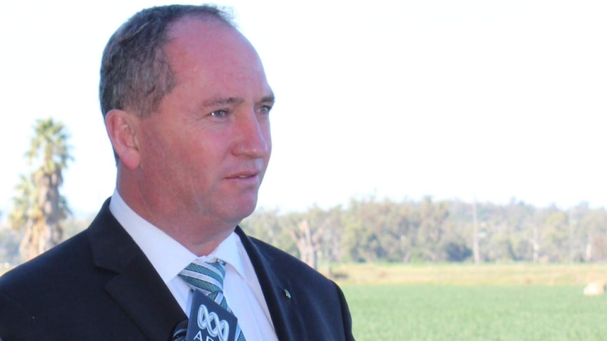 Federal Agriculture Minister Barnaby Joyce