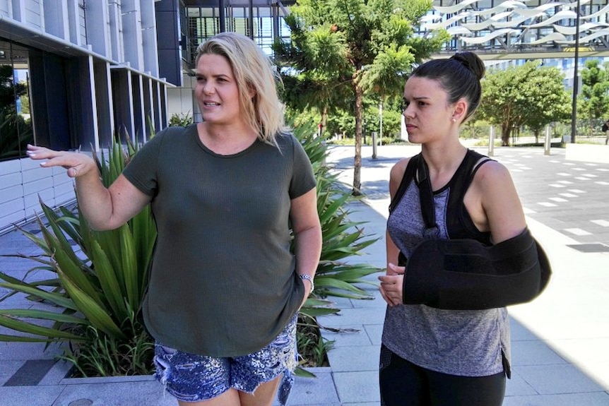 The sisters of Gold Coast one-punch victim Thomas Dover have pleaded for young man to walk away from violence.