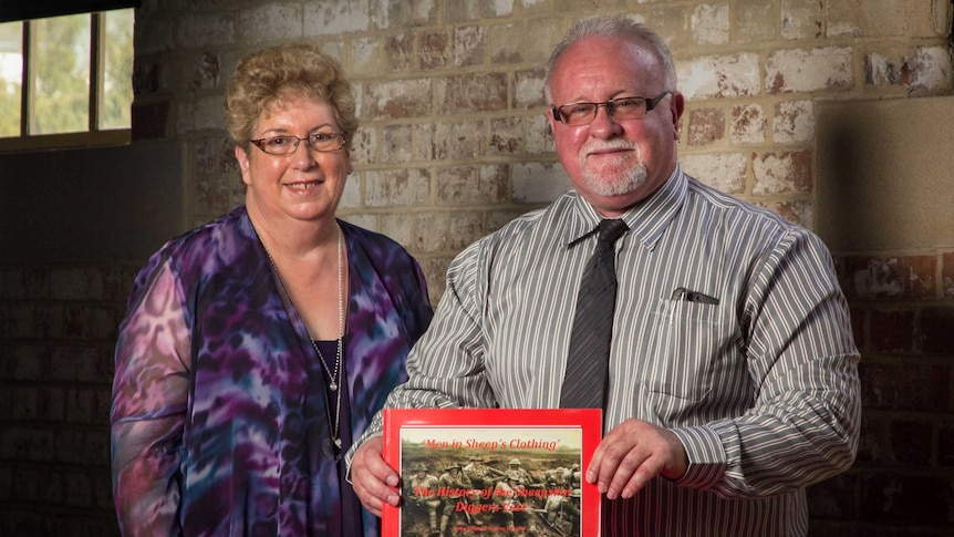 Historians John Gillam and Yvonne Fletcher with their new book.