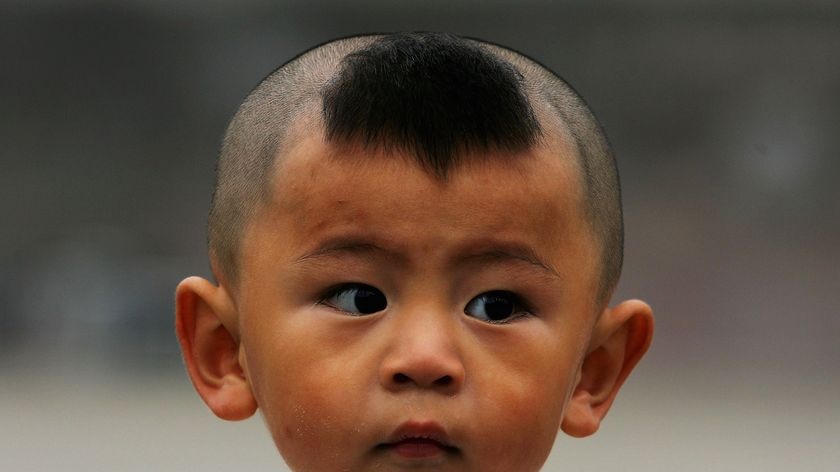 A young Chinese boy