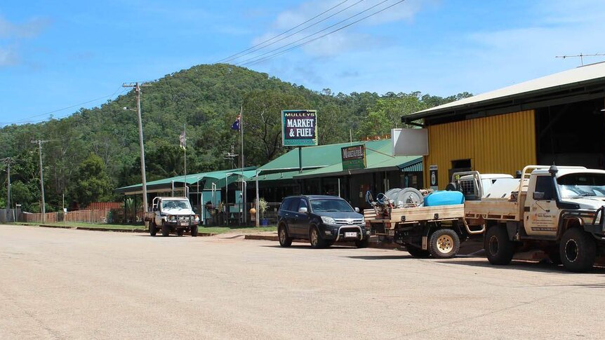 The main street of the Cape York town of Coen