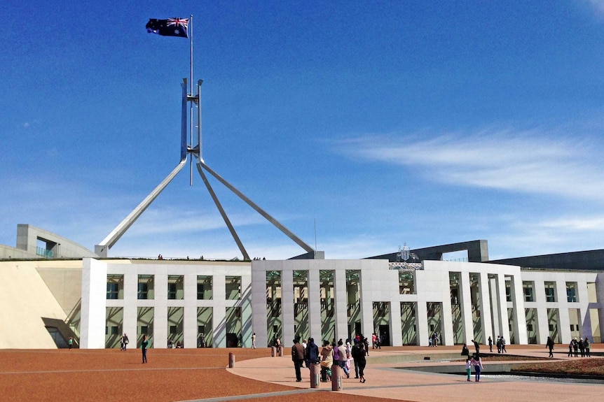 位于堪培拉的澳大利亚国会大厦是最高立法机构的所在地。