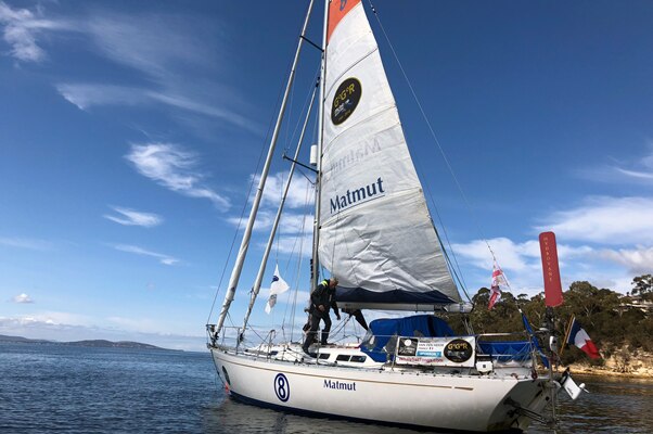 Frenchman sailor leaves Tasmania