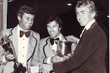 Rale Rasic, Jim Rooney and John Kosmina at an awards night.