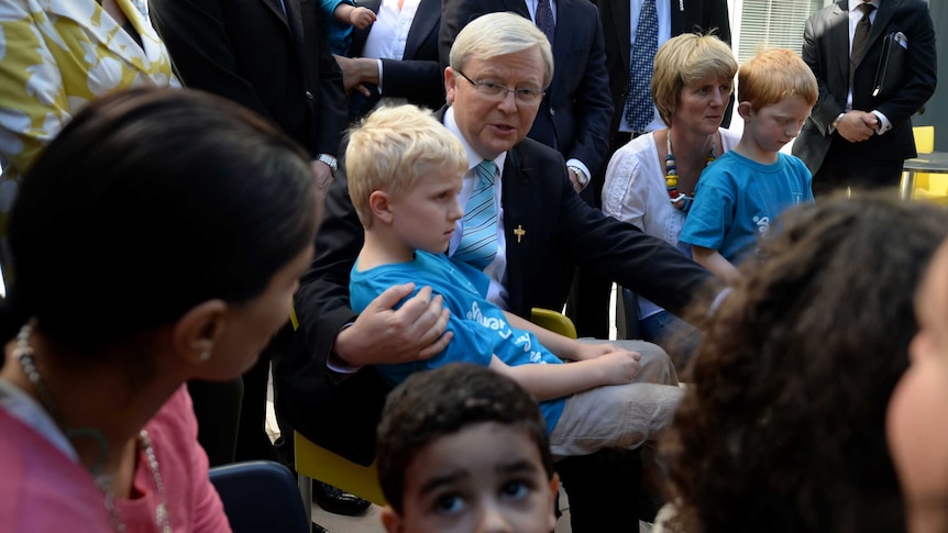 Kevin Rudd visits Westmead Hospital