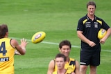 Easy, Tigers...Damien Hardwick likes his side's chances of stealing a win from Collingwood.