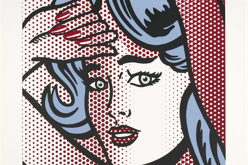 Nude with blue hair 1994 by Roy Lichtenstein.