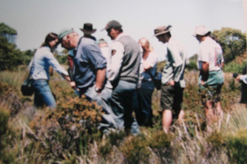 A successful New Holland mouse trapping trip in Tasmania in 2002