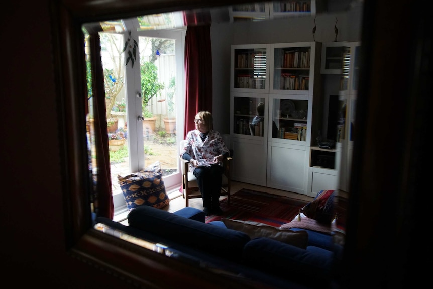 Linda Jackson in her Perth home. She is determined to avoid dementia.