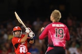 On the attack ... Brad Hodge looks for runs (Scott Barbour: Getty Images)
