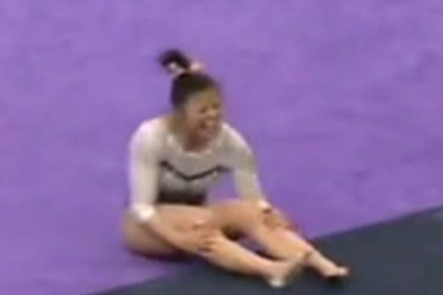 Samantha Cerio Suffers Double Knee Dislocation And Possible Broken Legs In Gymnastics Mishap 