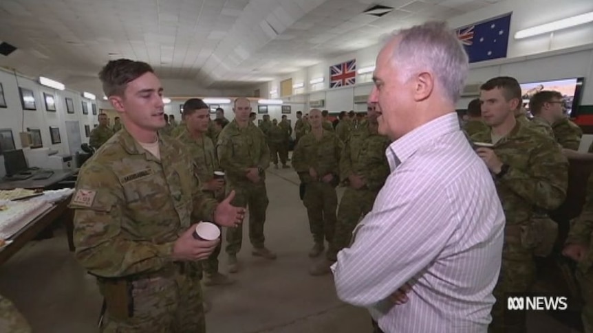 Malcolm Turnbull praises troops in Afghanistan