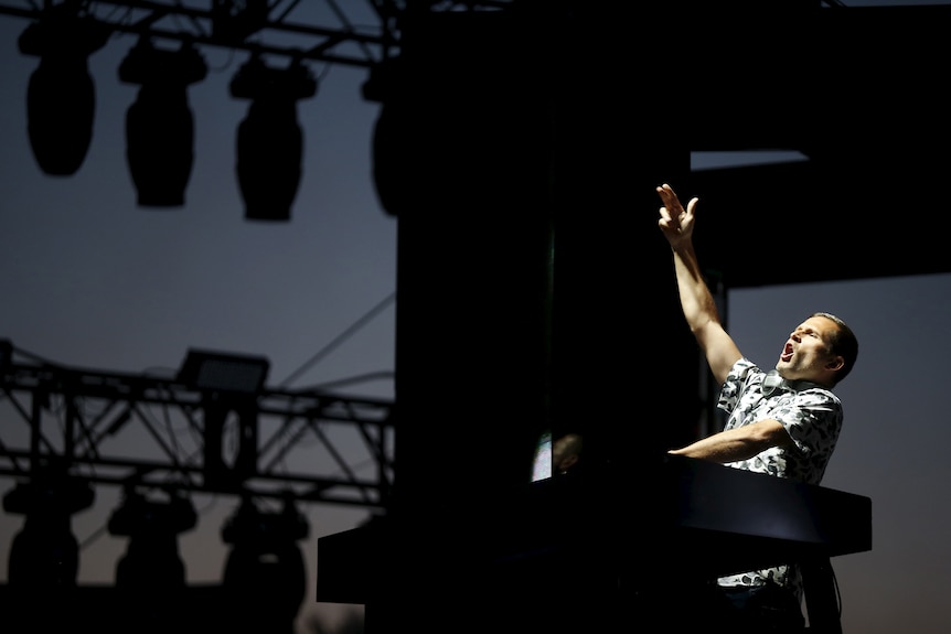 DJ Kaskade performs at Coachella