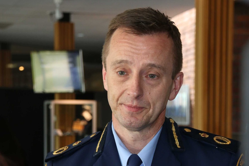 Tasmania Police commissioner Darren Hine