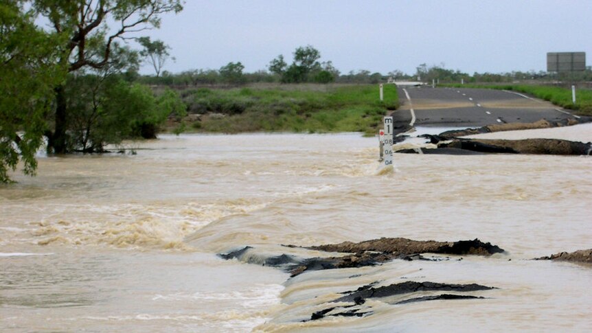 File photo: Creek flooded in the McKinlay Shire