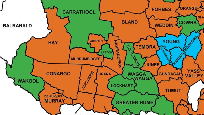 Riverina Fit for the Future Map