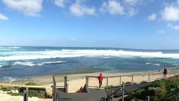 Panorama of Surfers Point in Margaret River