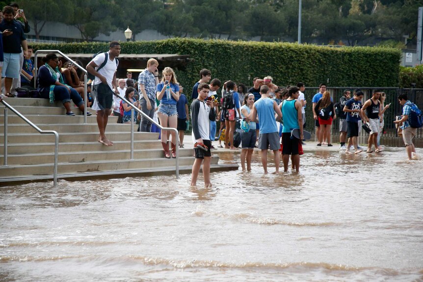 UCLA flood